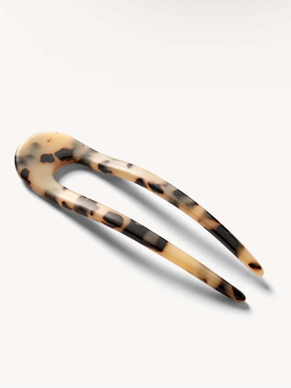 Machete Tortoiseshell Hair Pin - Beige/Black